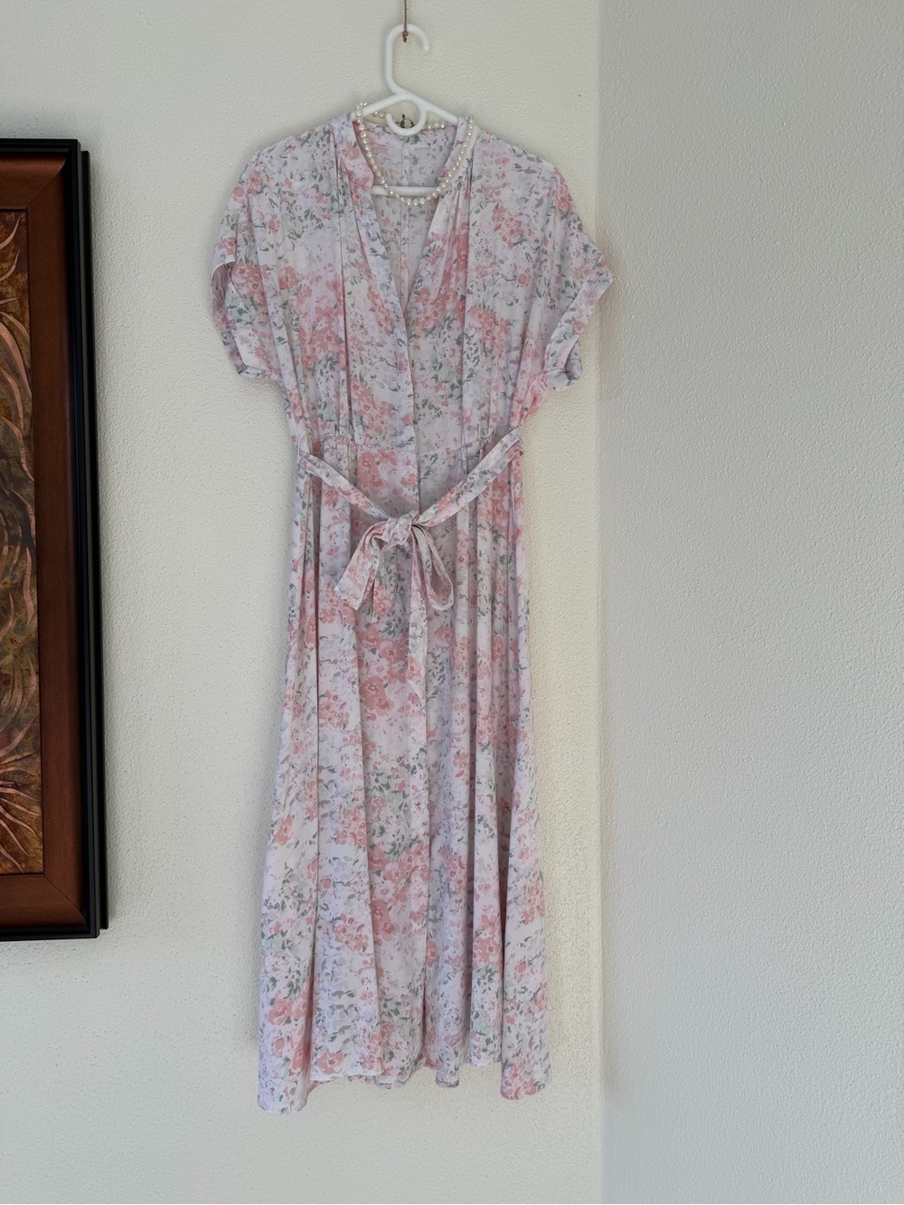 H&M Floral Maxi Dress in Pink and Mint - Picture 11 of 11